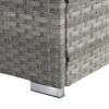 Outdoor Sofa Pe Rattan Furniture Deck Chair - Gray - Image 14
