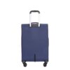 3 Piece Set (18/Travelbag/Toiletry Bag), Softshell Suitcase Spinner Wheels Terylene Polyester Luggage Sets Carry On Suitcase Luggage Lightweight Durable Suitcase - Blue - Image 4