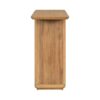 Console Table With Curved Corners And U Base Design - Natural Wood Veneer - Brown - Image 6