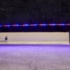 Modern Style Chenille 2 Seater Sofa With LED Light, USB Port And Storage Bag - Black - Image 16