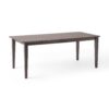 Rustic Farmhouse Dining Table With Square Leg Design - Brown - Image 8