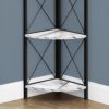 Bookshelf, Bookcase, Etagere Corner, 4 Tier, Office, Contemporary & Modern - White - Image 2