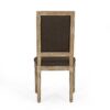 French Country Style Dining Chair Set With Upholstered Seats And Cane Backrest - Brown - Image 11