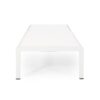 Outdoor Chaise Lounge Chair, Aluminum Adjustable Outside Chair For Pool Patio Beach Yard, All Weather Use UV Resistant 400Lbs Weight Capacity - White - Image 13