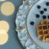 Plastic Charger Plate (Set of 6) - Blue / Gold - Image 5