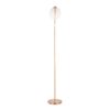 Moon - Contemporary Floor Lamp - Gold / Frosted - Image 3