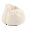 Albi - Indoor Cozy Armchair Style Bean Bag - Beige - Image 7