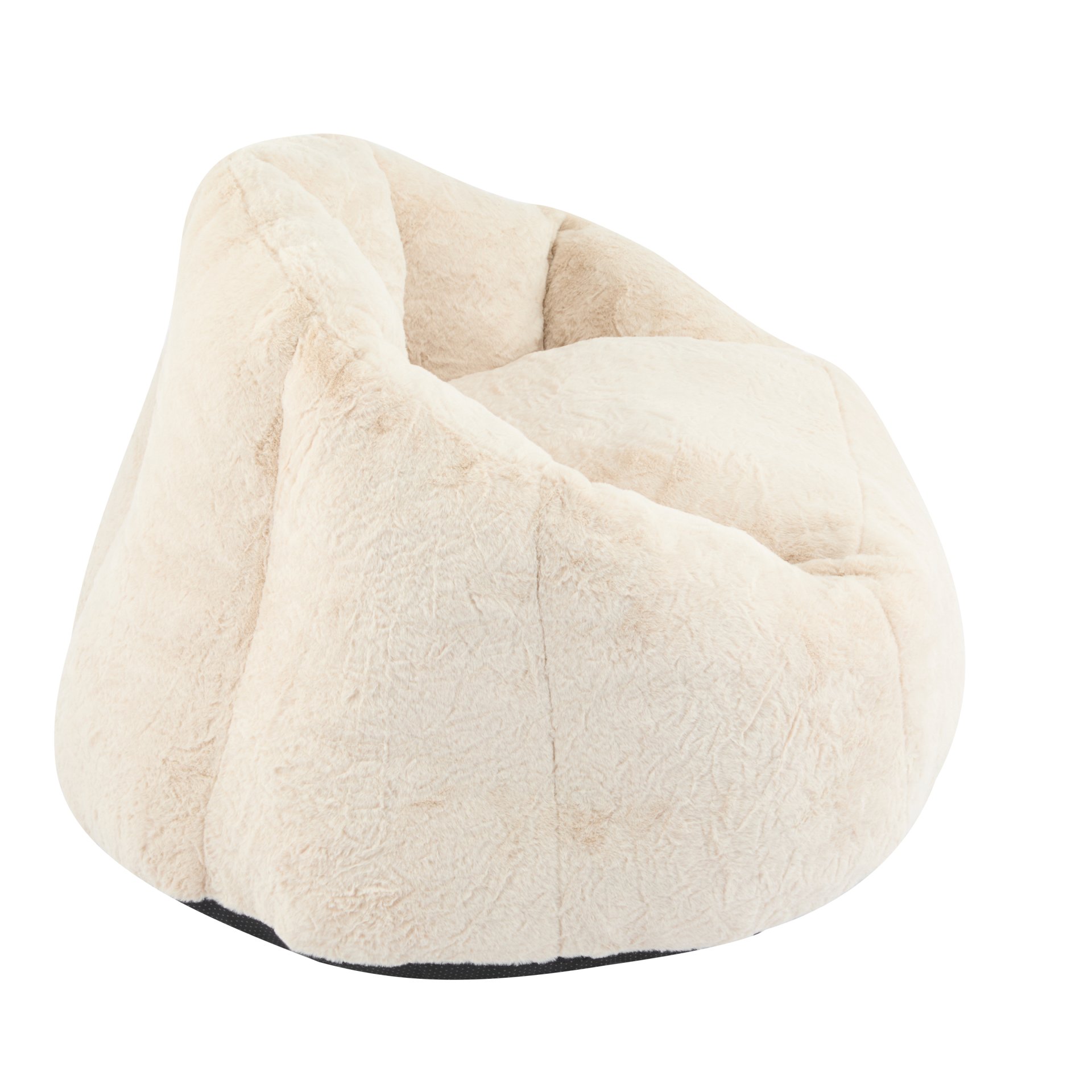 Albi - Indoor Cozy Armchair Style Bean Bag - Beige - Image 7