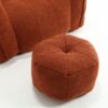 Soft Bean Bag Chair With High Resilient Foam (Chips) - Red / Brown - Image 22