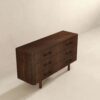 Logan - Mid-Century Modern Dresser With 6 Drawers - Brown - Image 4
