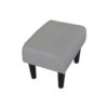 Modern Living Room Leisure Sofa Chair Design Home Adjustable Cozy Soft Chair - Gray - Image 9