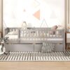 Full Size Daybed Bed With Two Drawers - Gray - Image 15