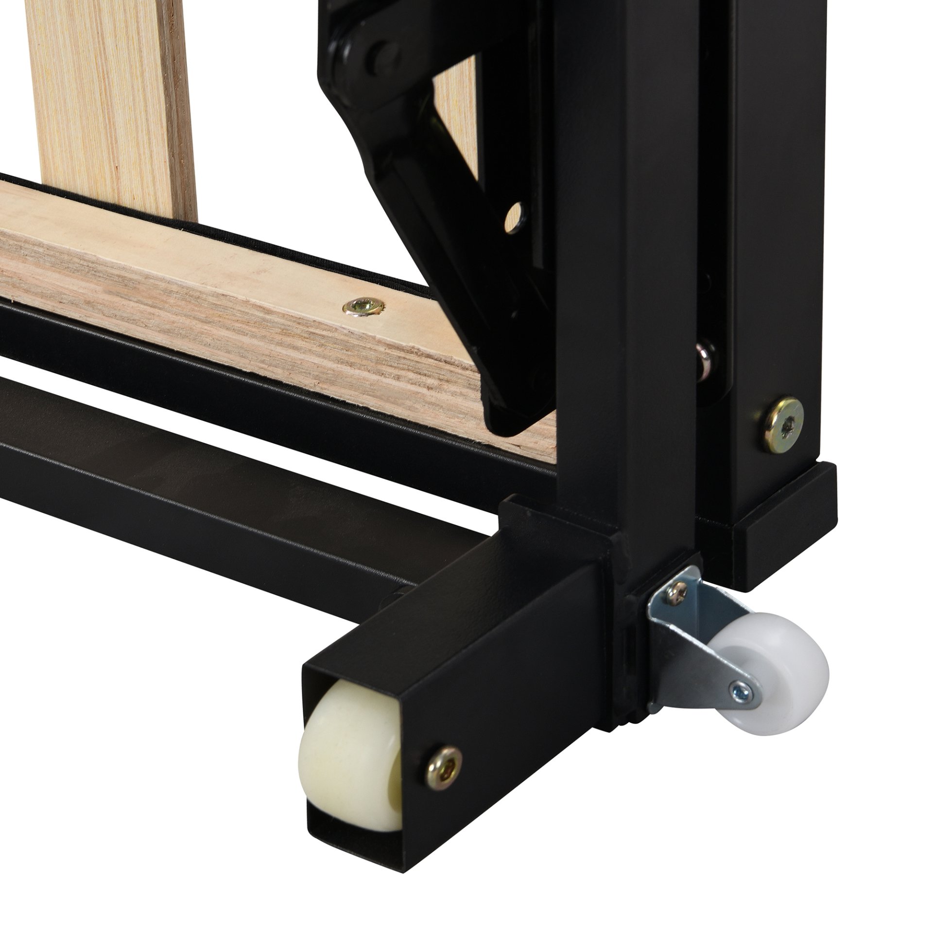 Twin Size Upholstered Daybed With Pop Up Trundle - Gray - Image 10