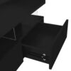 Lift Top Coffee Table With 2 Drawers, Hidden Space And LED Lights For Living Room - Black - Image 14