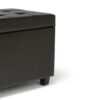 Cosmopolitan - Storage Ottoman - Tanners Brown - Image 4