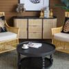 Round 2 Tiered Side Tabel, End Tabel For Lving Room Bedroom Entryway - Black - Image 7