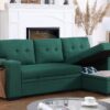 3 Piece Upholstered Sectional - Green - Image 16