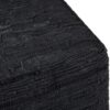 Fredrik - Square Pouf - Black - Image 2