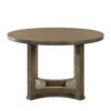 Parfield - 5 Pieces Round Dining Room Set - Light Brown / Oak - Image 3