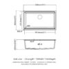Kitchen Sink Workstation Undermount - Black - Image 8