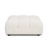 Marcel - Bubble Modular Modern Cocktail Ottoman - Ivory White - Image 10