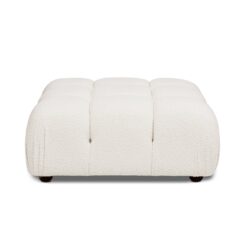 Marcel - Bubble Modular Modern Cocktail Ottoman - Ivory White