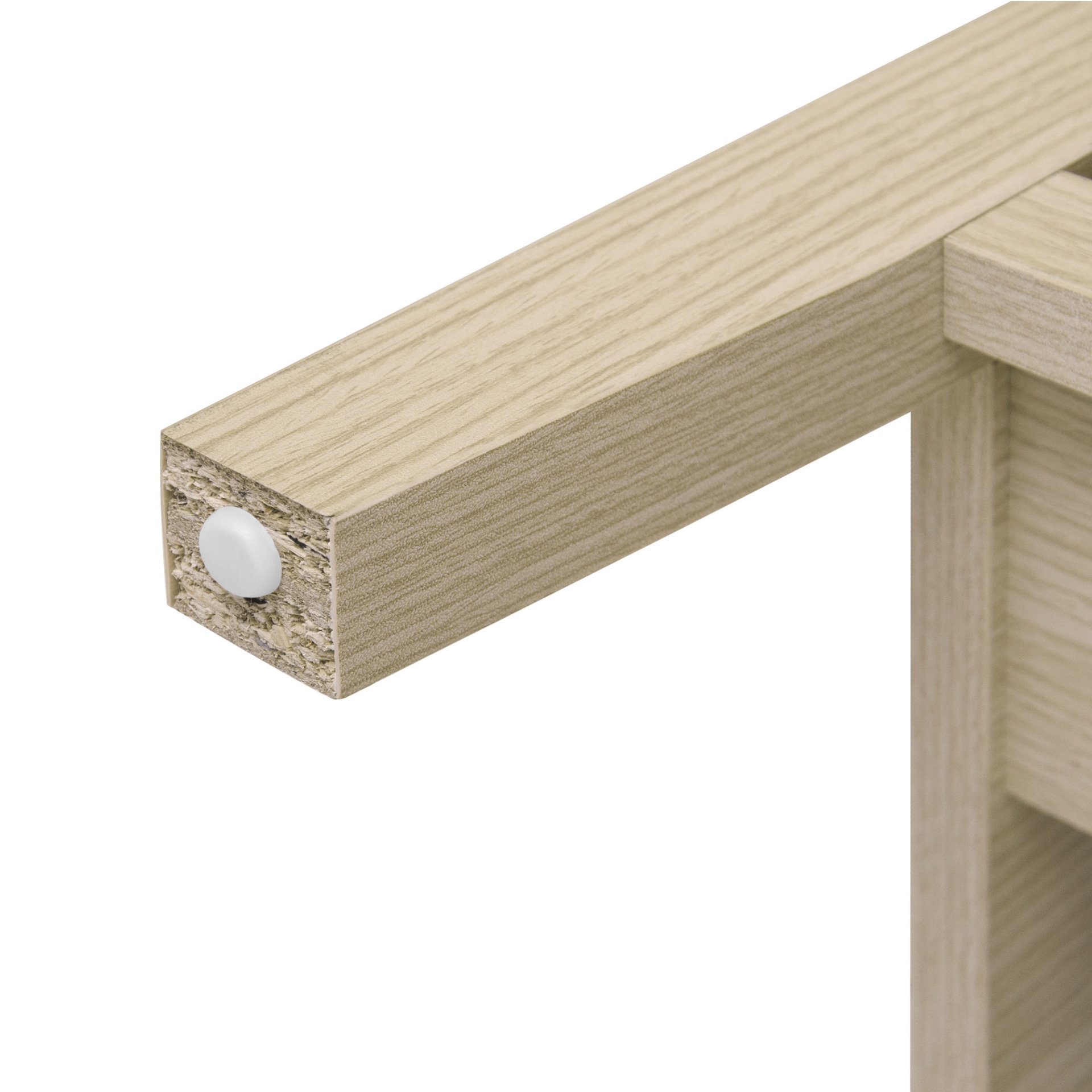 Hollow Carved 3 Drawer Cabinet Dresser Storage Chest With Metal Handles For Living Room Bedroom - Natural - Image 19