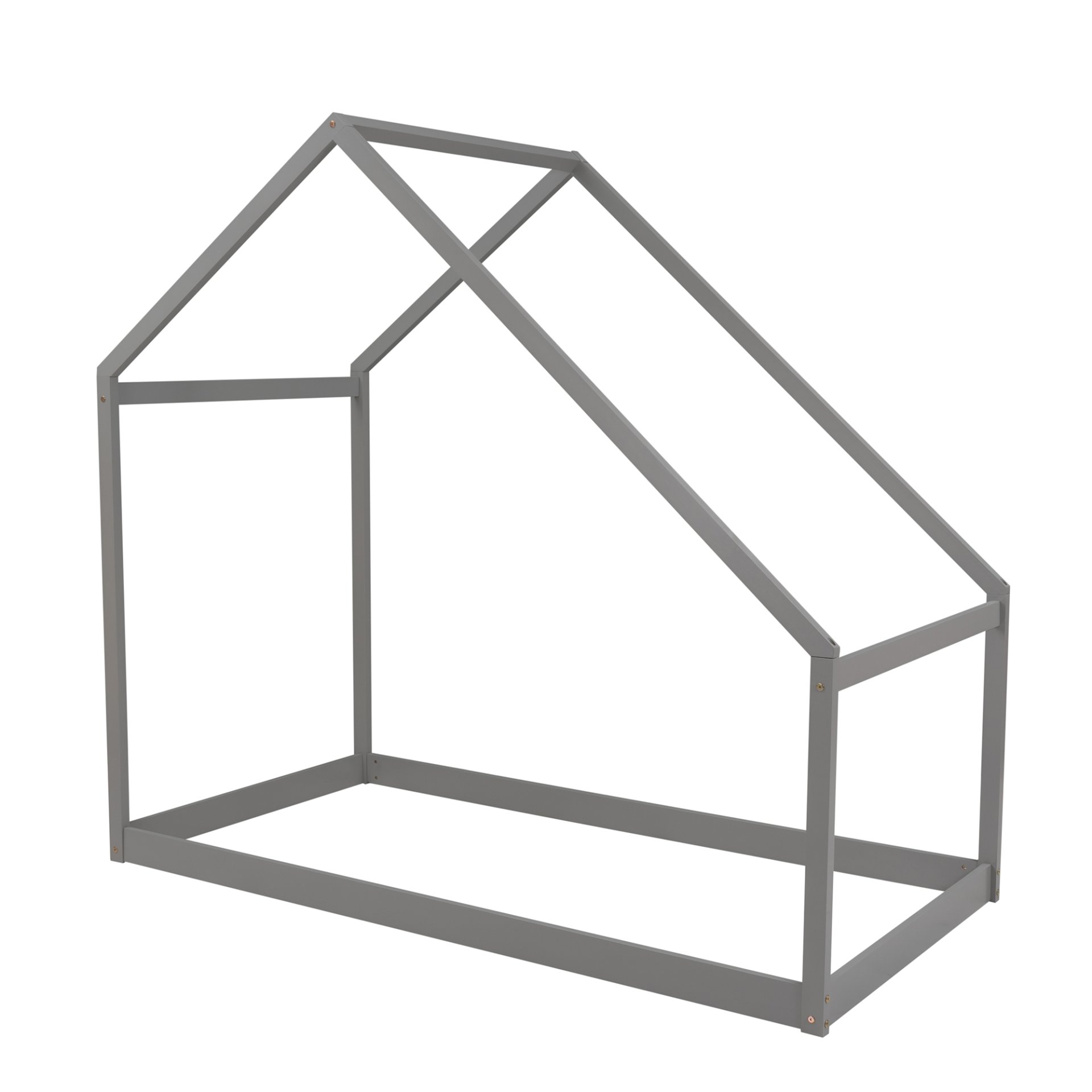 Twin Size Playhouse Style Bed - Gray - Image 5