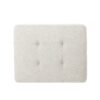 Ottoman With Birch Wood Legs And Cushioned Top For Comfort - Ivory - Image 7