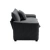 Luxurious And Sophisticated Sofa Set With Soft Cushions For Living Rooms And Home Theaters - Gray - Image 15