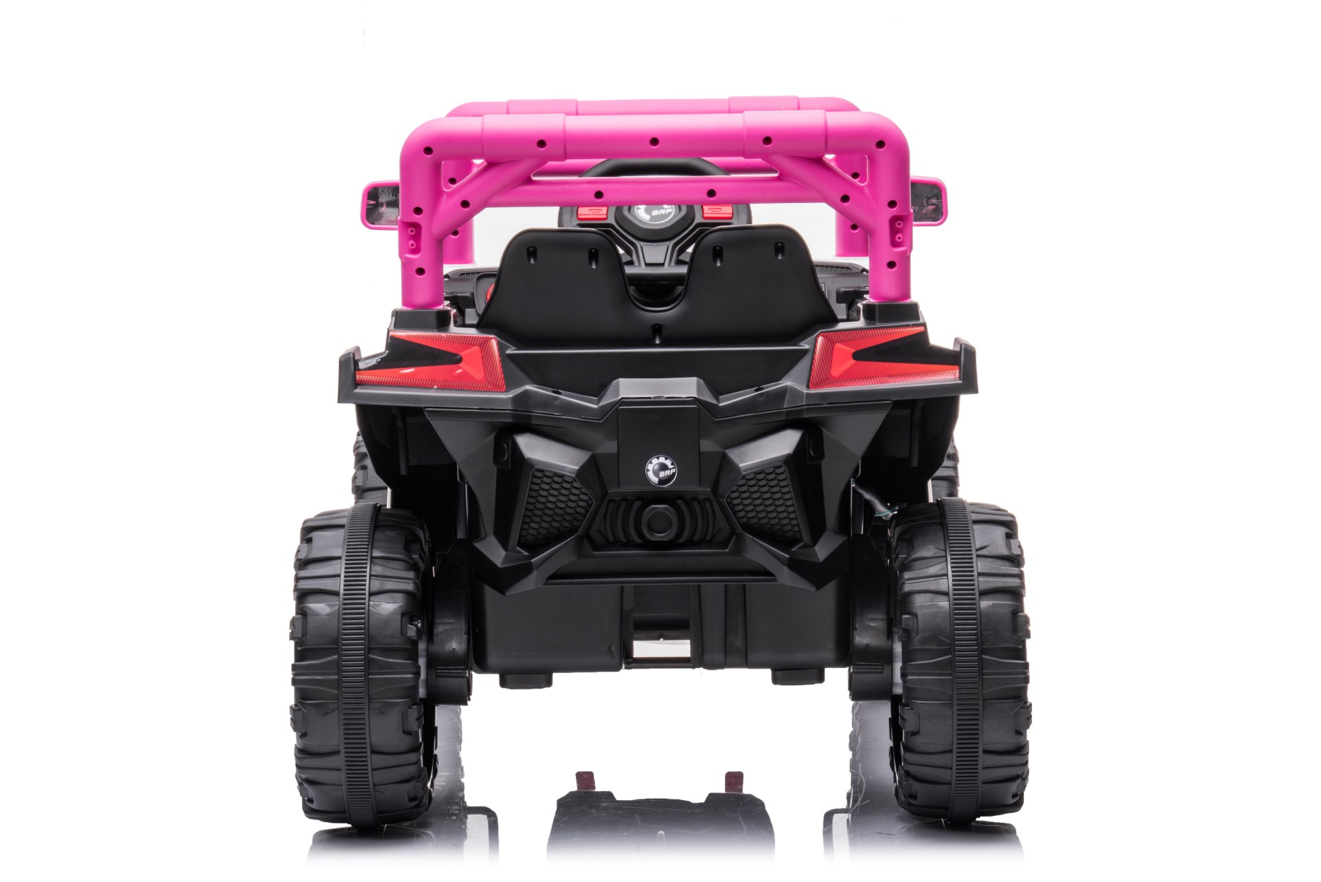 12V7A*1 30W*4 One Button Start, Forward And Backward, High And Low Speed, Music, Front Light, Power Display, Two Doors Can Open, 2.4G R / C, Seat Belt Four Wheel Absorber Kids Ride On Car - Pink - Image 6