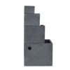Cement 4 Tier Block Water Fountain Outdoor - Gray - Image 4