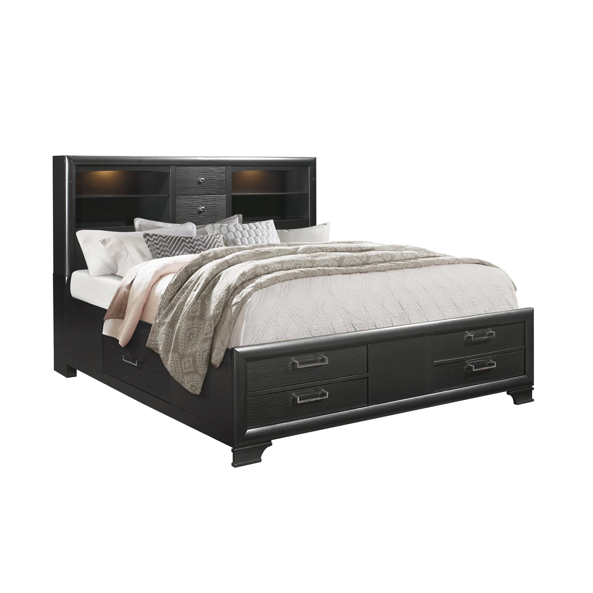 Civic - King Bed - Gray - Image 5