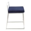 Fuji - Contemporary Stackable Dining Chair (Set of 2) - Blue - Image 3