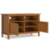 Warm Shaker - TV Media Stand Handcrafted - Brown - Image 4