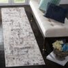 Payas - 2' X 8' Abstract Runner Rug - Cream / Brown - Image 2