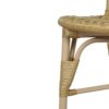 Outdoor Wicker Patio Dining Chairs (Set of 2) With Durable Iron Frame Rattan Weave - Natural - Image 13