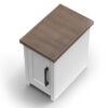 Hampton - Chairside Table - Jasmine Whitewash / Barnwood - Image 3