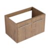 30" Soft Close Doors Bathroom Vanity With Resin Sink And Metal Handles - Imitative Oak - Image 15