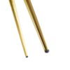 Modern Simple Velvet Dining Chair Set With Gold Metal Legs (Set of 4) - Black - Image 17