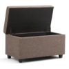 Darcy - Storage Ottoman Bench - Fawn Brown - Image 2