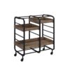 Vorrik - Serving Cart - Black / Walnut - Image 10