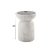 Dylana - Natural Fiber Concrete Accent Table - Gray - Image 5