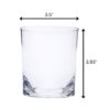 Halo - Oval Tritan Glasses Dof, 12Oz, Bpa Free Plastic Drinkware (Set of 4) - Clear - Image 3