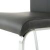 Modern Dining Chair (Set of 2), Upholstered With Cloth And Electroplated Metal Legs For Home Furniture - Charcoal Gray - Image 7