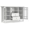 Bedford - Tall TV Media Stand - White - Image 2