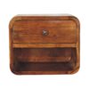 Mini Curve Floating Nightstand - Chestnut - Image 11