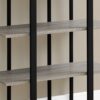 Bookshelf, Bookcase, Etagere, 4 Tier, Office, Contemporary & Modern - Taupe - Image 2