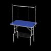 Folding Dog Pet Grooming Table Heavy Duty Stainless Steel Pet Dog Cat Grooming Table - Blue - Image 5