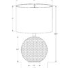 Lighting, Table Lamp, Modern - Gray / Cream - Image 6